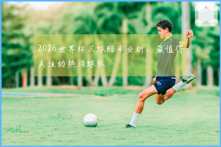 2026世界杯买球赔率分析，最值得关注的热门球队
