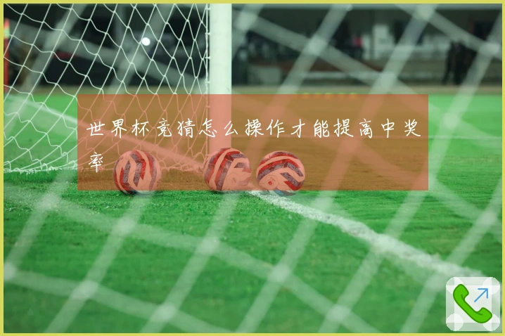 世界杯竞猜怎么操作才能提高中奖率